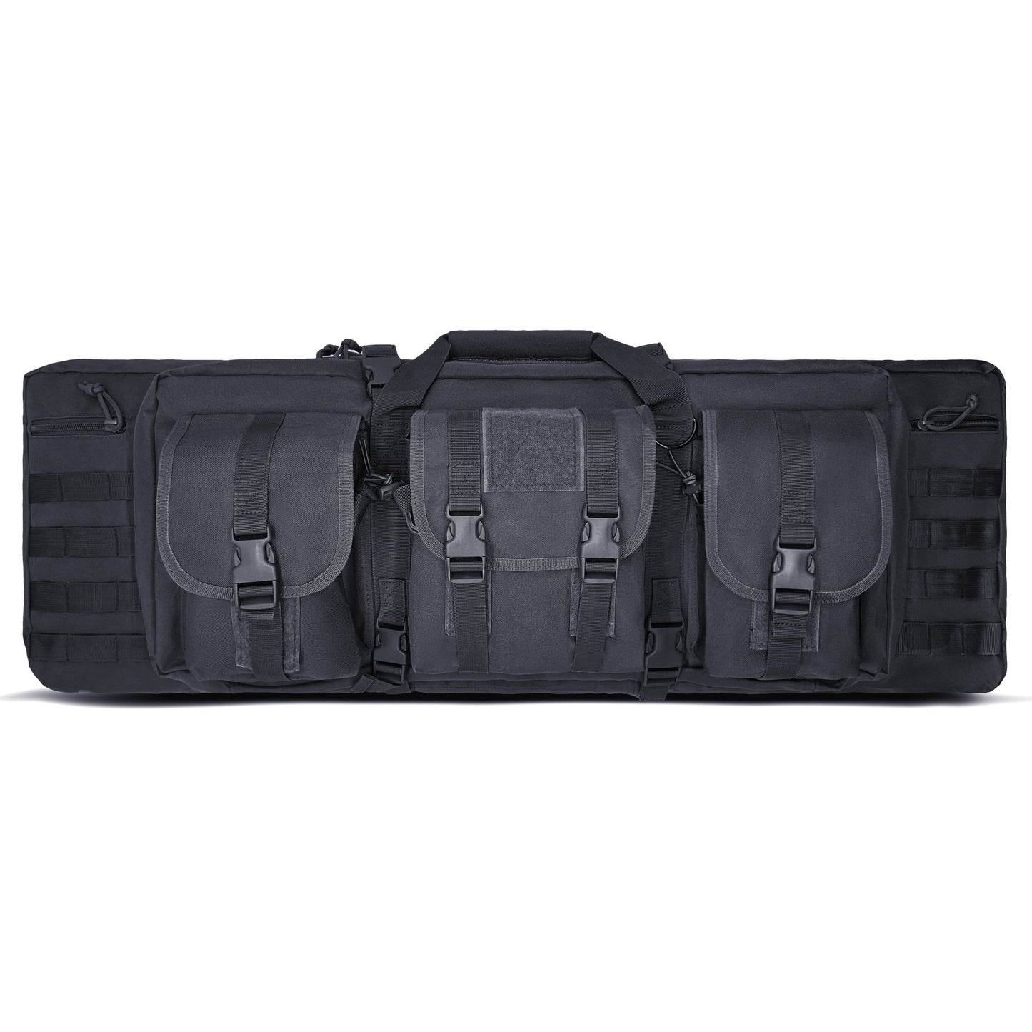 Tactical Double Carbine Case Double Short Barrel Rifle Gun Case - SportsLinque