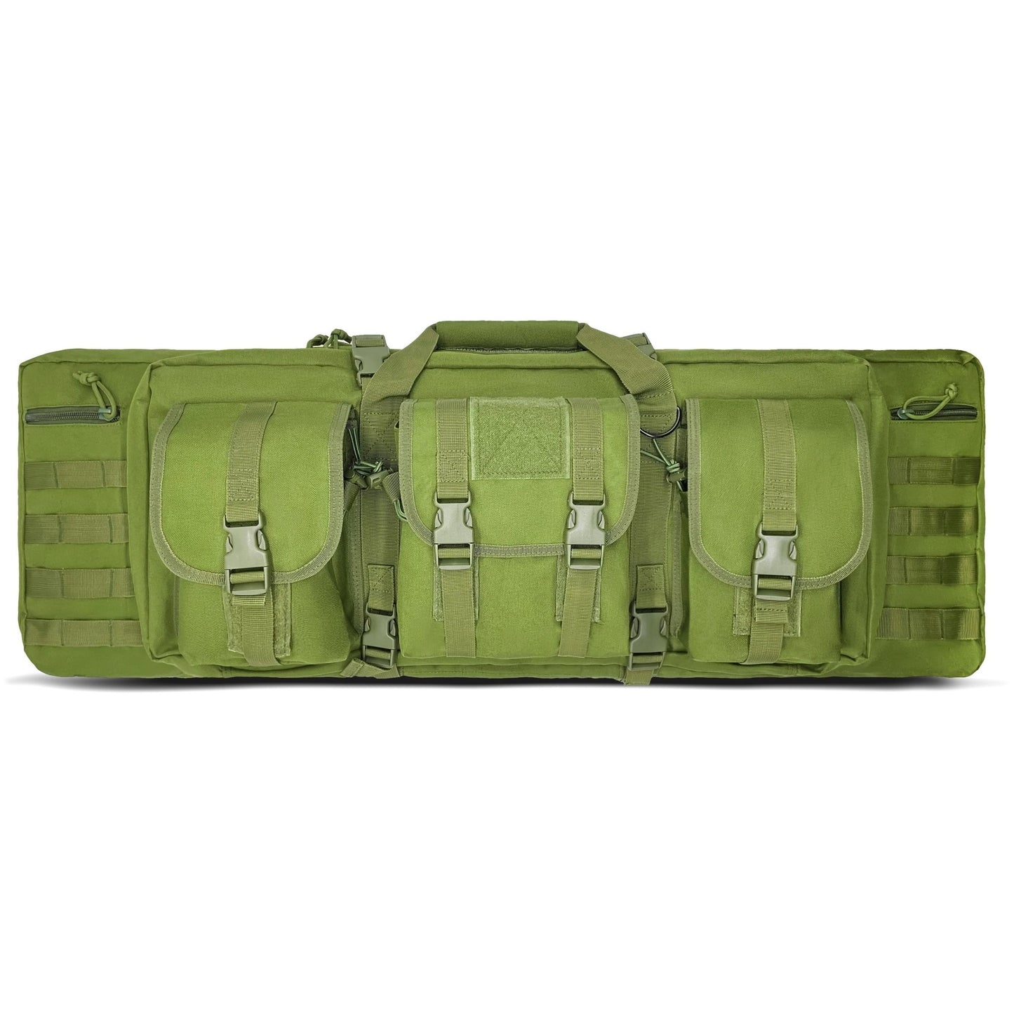 Tactical Double Carbine Case Double Short Barrel Rifle Gun Case - SportsLinque